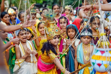 Nation Celebrates the Birth of Lord Krishna