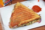 Three Layered Cheese Grilled Sandwich Recipe, Three Layered Cheese Grilled Sandwich Recipe, three layered cheese grilled sandwich recipe, Snack recipe