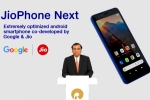JioPhone Next release date, JioPhone Next price, jiophone next with optimised android experience announced, Sundar pichai