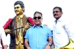 Superstar Krishna statue in Vijayawada, Indian 2 shooting, kamal haasan unveiled statue of superstar krishna, Ys jagan