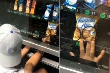Watch: Video of Young Indian American Man Allegedly Stealing Cookies from a Vending Machine Goes Viral