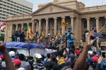Sri Lanka for petrol, Sri Lanka Crisis, sri lanka crisis protestors break into pm s office, Pol