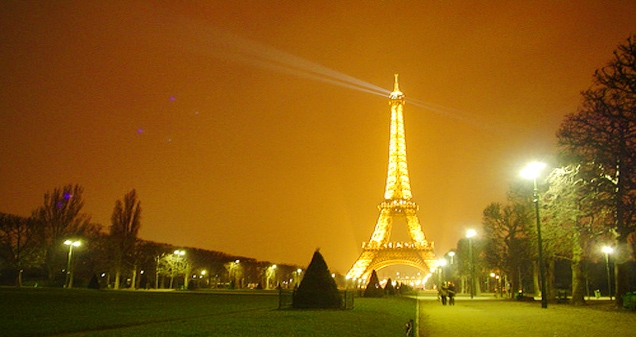 The City of Light - a name Paris in France